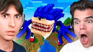 I Trolled Bionic as SHIN SONIC in Minecraft Manhunt