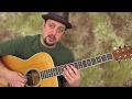 The "E" Acoustic Blues Scale that is the roadmap to playing up and down the back
