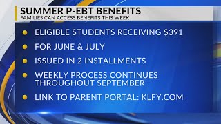 Summer EBT benefits to begin rolling out this week