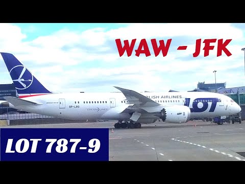 Trip Report LOT Polish Airlines I Warsaw to New York I Boeing 787-9 I Economy I Foggy landing