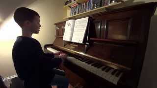 Video thumbnail of "My New Bike (Piano) played by Jason age 8"