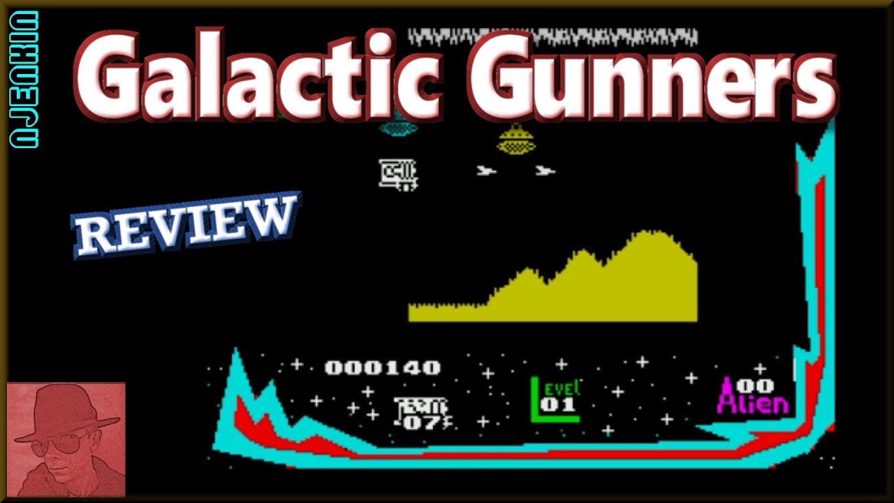 Galactic Gunners - on the ZX Spectrum 48K !! with Commentary - YouTube