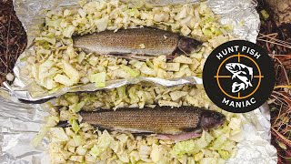 Arctic Grayling CATCH AND COOK in the YUKON WILDERNESS