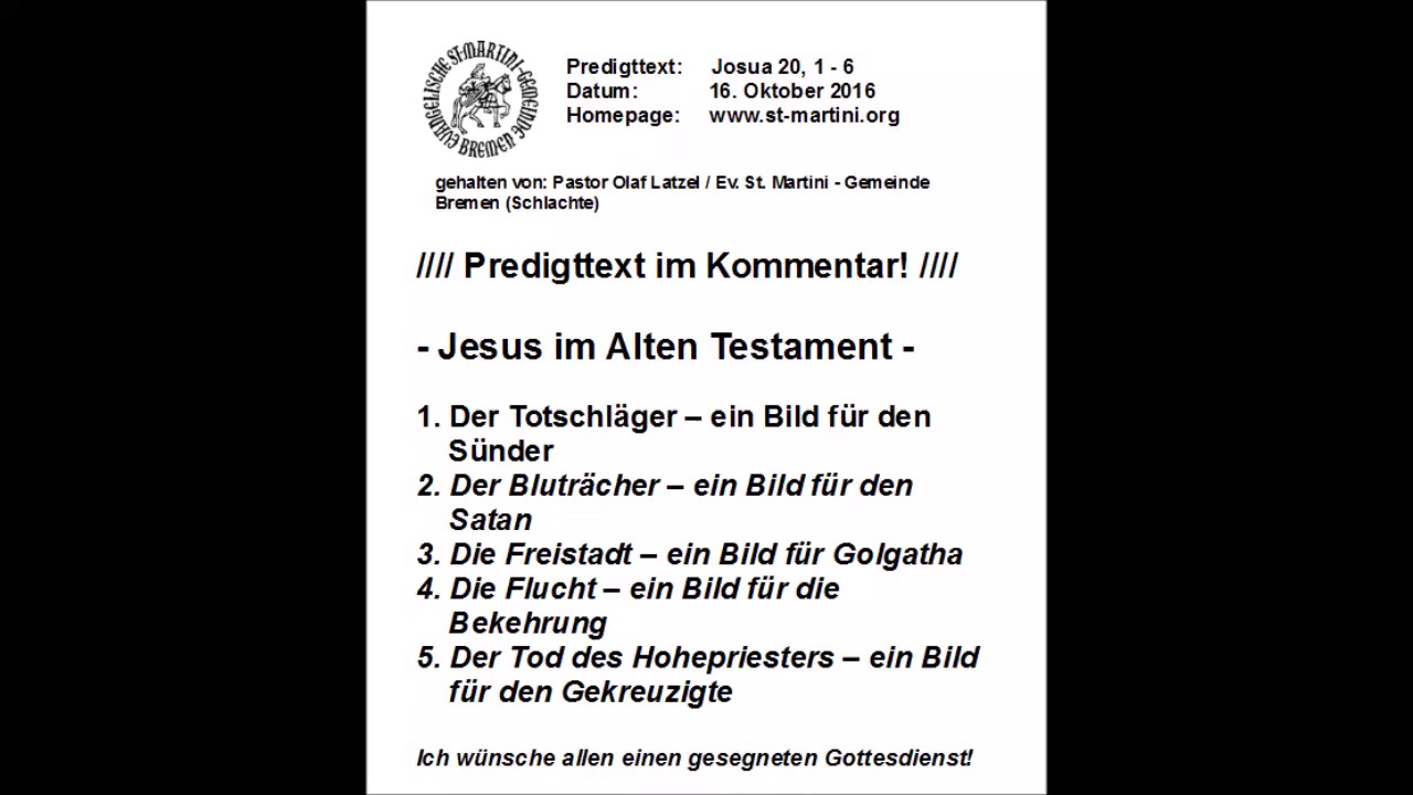16.10.2016 - Jesus im Alten Testament