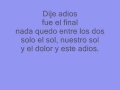 "Dije adios" Erreway + Letra