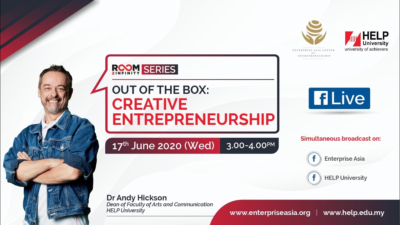 Creative Thinking for Entrepreneurs featuring Dr Andy Hickson - 17th June 2020