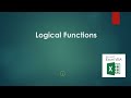 Logical Functions