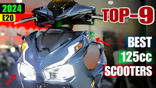 Top 9 Most Fuel Efficient 125cc Scooters in India 2024 🔥 for Mileage and Performance | OBD 2 models