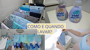 Como lavar lençol de bebê?