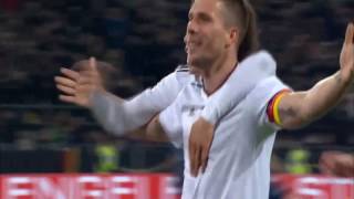Perfect Goal Scored By Lukas Podolski - Germany Vs England 2017 - International Friendly
