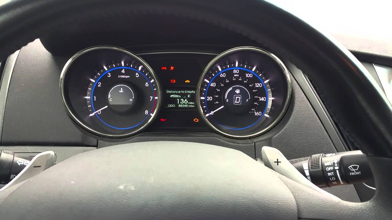 Hyundai Sonata Hybrid Problems Check Brake Warning Light - YouTube