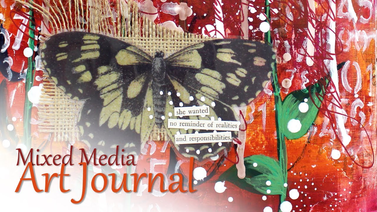 She wanted no reminder of...  |  Mixed Media Art Journaling