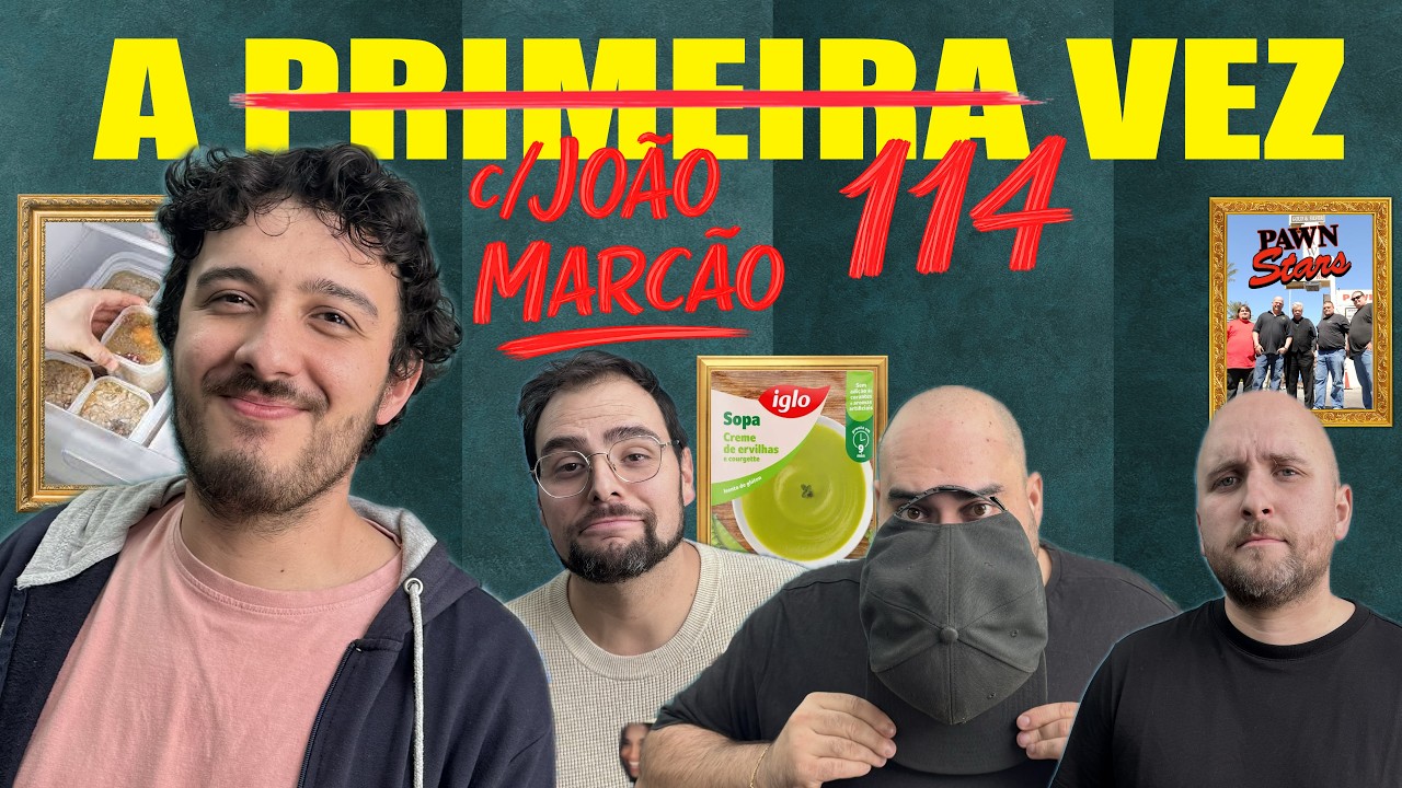 #114 - JOÃO MARCÃO - nomes de ruas, leilões, lavar a roupa em casa da mãe - A PRIMEIRA VEZ