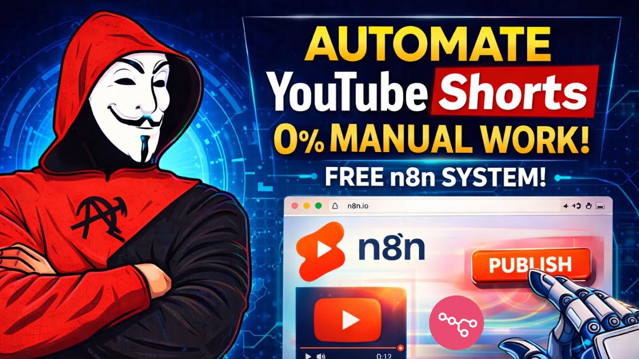 Make YouTube Shorts Fully Automated Using n8n — No Human Work!