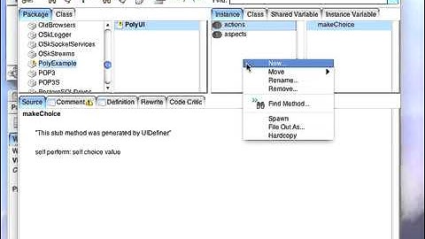 Tutorial: VisualWorks Basic Introduction - Polymorphic Behavior