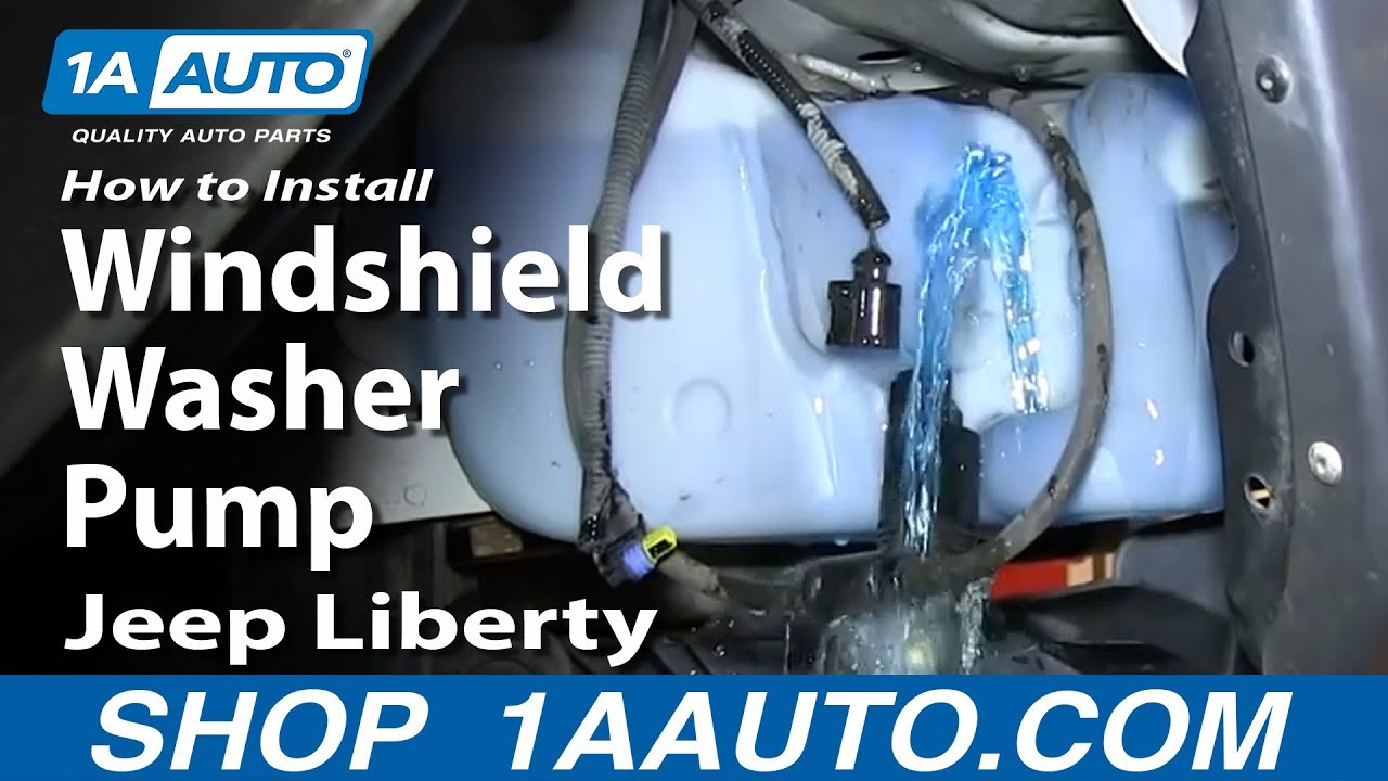 How To Install Replace Windshield Washer Pump 2002-07 Jeep ... 1996 ford explorer fuse panel diagram 