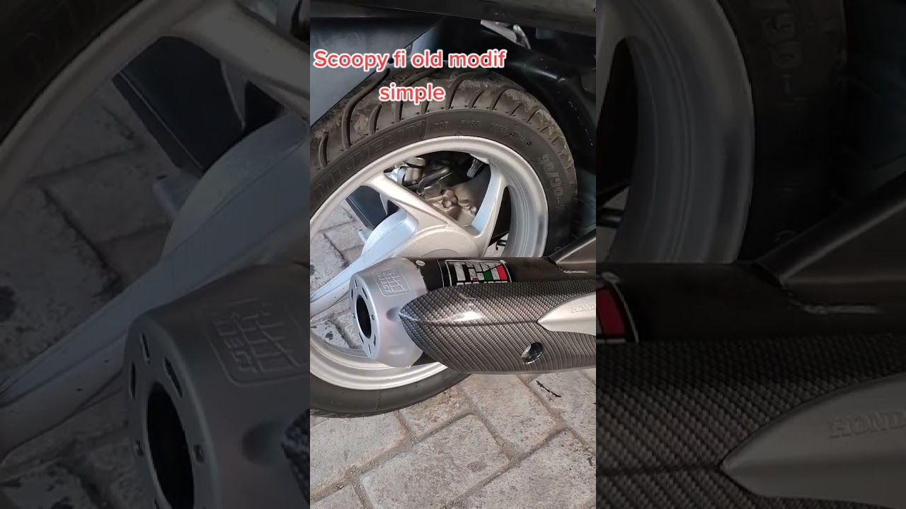 Modif simple Scoopy fi old. 