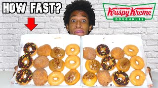 24 Krispy Kreme Donut Challenge - 6,900 Calories