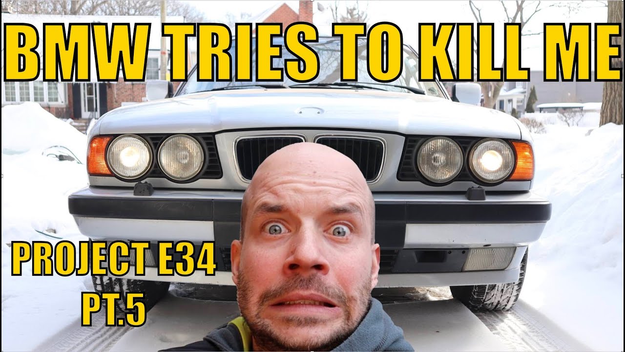 I refresh my BMW's cooling system and it tries to kill me! Project E34 Part 5