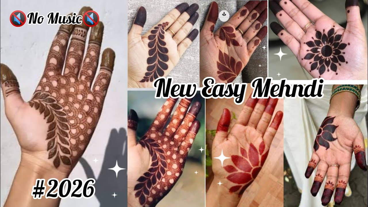 New simple and easy mehndi designs || Beautiful mehndi design || Latest mehndi designs