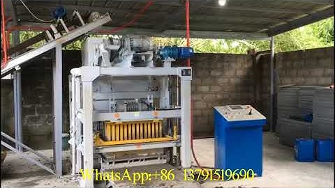 Feedback From Philippines QTJ4-28 Semi Automatic CHB Block Machine
