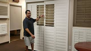 Shutter traditional tilt and invisible tilt rods.