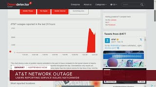 Thousands report national AT&T cellphone outage