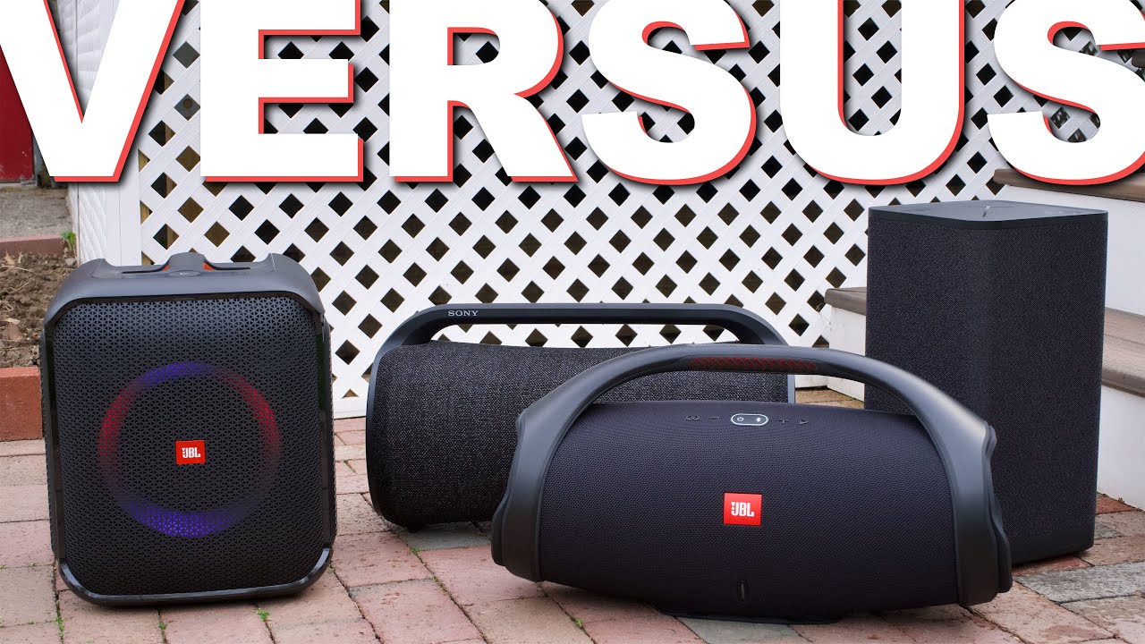 JBL Partybox Vs JBL Boombox 2 Vs XG500 Vs UE Hyperboom - YouTube