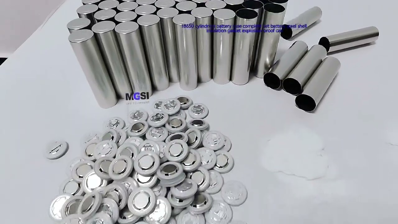 18650 Cylindrical Battery Case Set – Steel Shell, Insulation Gasket & Explosion-Proof Cap