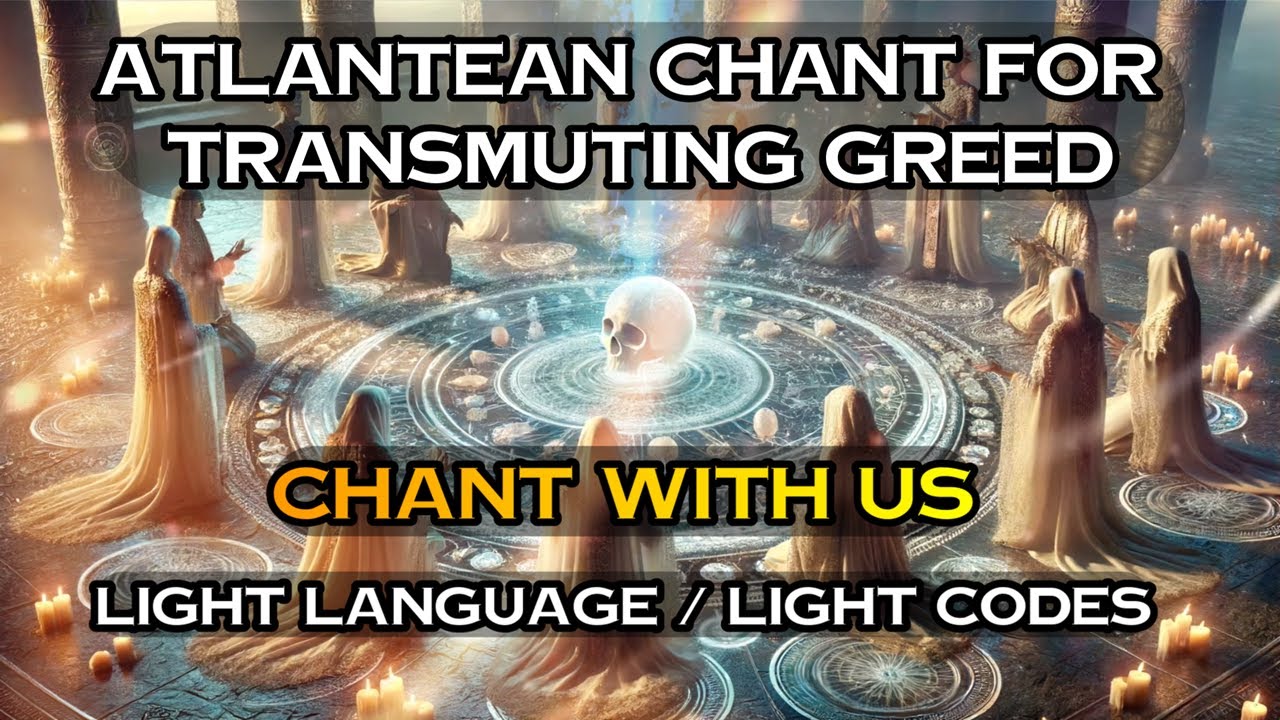 ATLANTIS : CHANT for TRANSMUTING GREED / LIGHT LANGUAGE / LIGHT CODES # ...