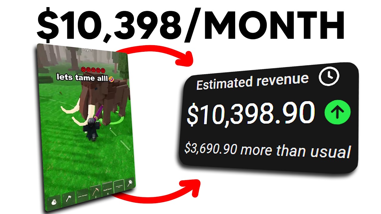 How I Make VIRAL Roblox Shorts ($10K /month)