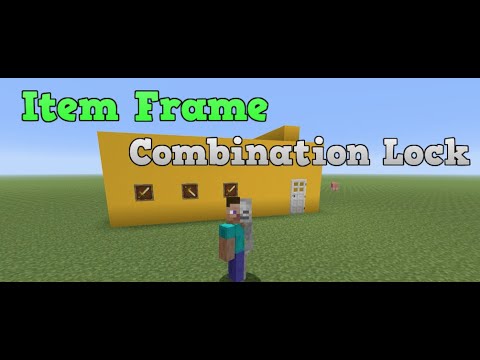 Item Frame Combination Lock- Redstone Tutorial