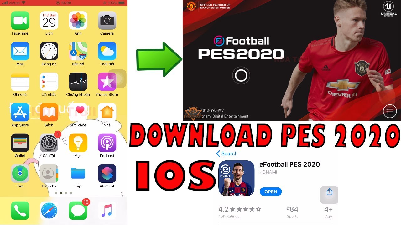 Hướng Dẫn Cách Tải PES 2020 Mobile Trên IOS | NDA Troll