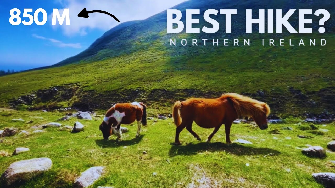 Hiking in Northern Ireland. Hiking in Mourne Mountain