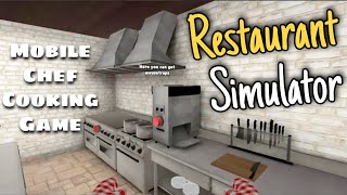 Restaurant Simulator : Mobile Chef Cooking Game - by HGames-ArtWorks | Android Gameplay | screenshot 1