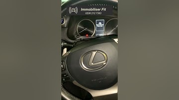 Protect Your 2020 Lexus Nx300h | Halo Mini Immobiliser | Pin To Drive | Immobiliser Fit