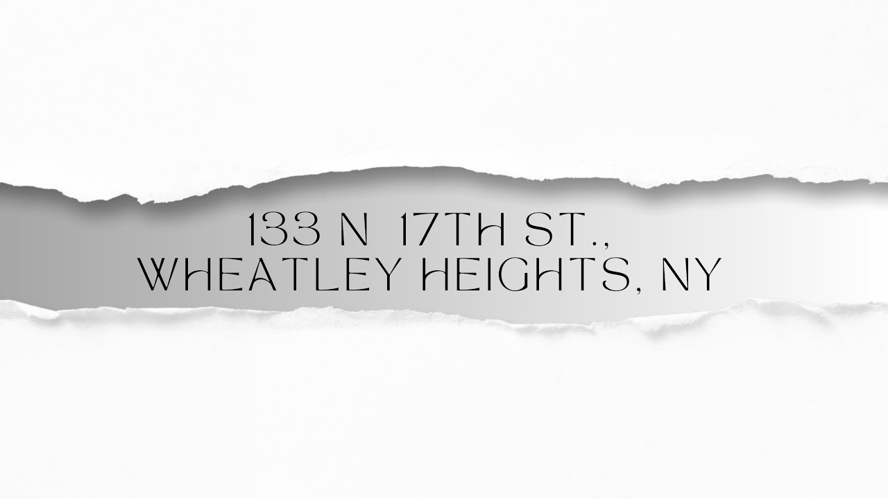 133 North 17th Street Wheatley Heights New York YouTube 133-north-17th-street-wheatley-heights-new-york-youtube