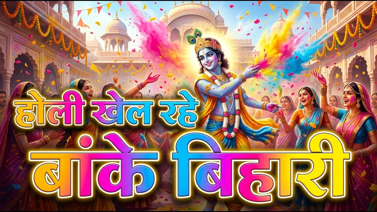 Holi Khel Rahe Banke Bihari | वृन्दावन में उड़े रे गुलाल | Holi Bhajan  | होली खेल रहे बांके बिहारी