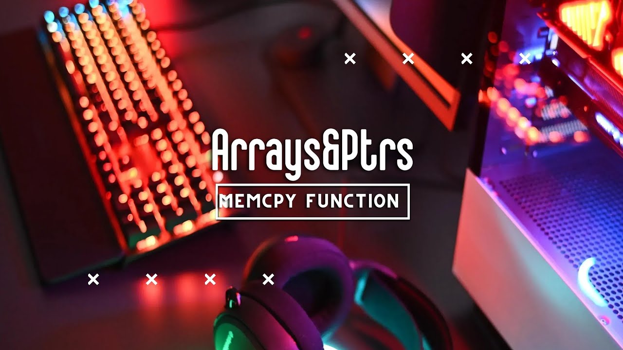 how to implement memcpy function in c arrays&pointers tasks 1 - YouTube