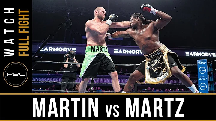 Martin vs Martz FULL FIGHT: July 13, 2019 - PBC on...