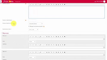 Tutoriel création de TEST (QCM/Vrai-faux/numérique) Moodle ENT Lycée Connecté