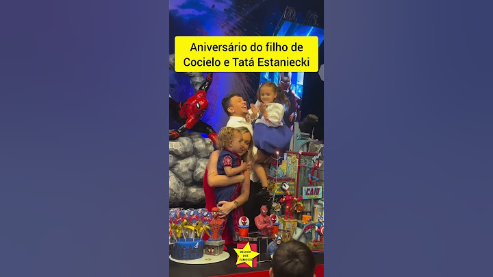 Aniversário do filho de Tatá Estaniecki e Cocielo  - Caio 2 anos