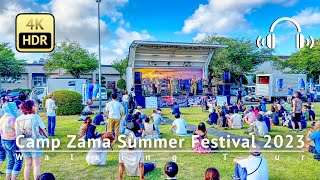 US Army Camp Zama Summer Festival 2023  Walking Tour - Kanagawa Japan [4K/HDR/Binaural]