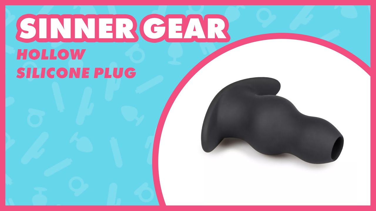 Sinner Gear Hollow Silicone Plug (Medium) Review 🖤 Comfortable & Secure 💗 EasyToys
