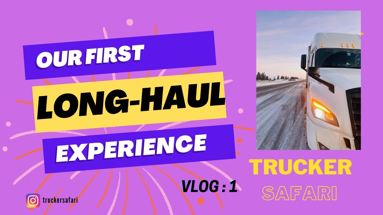 First Long-Haul driving Experience in winter 2022 / Toronto to Calgary / Vlog 1