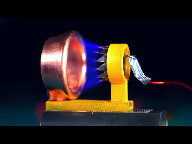 I built an IONIC PLASMA THRUSTER (Best Design) class=