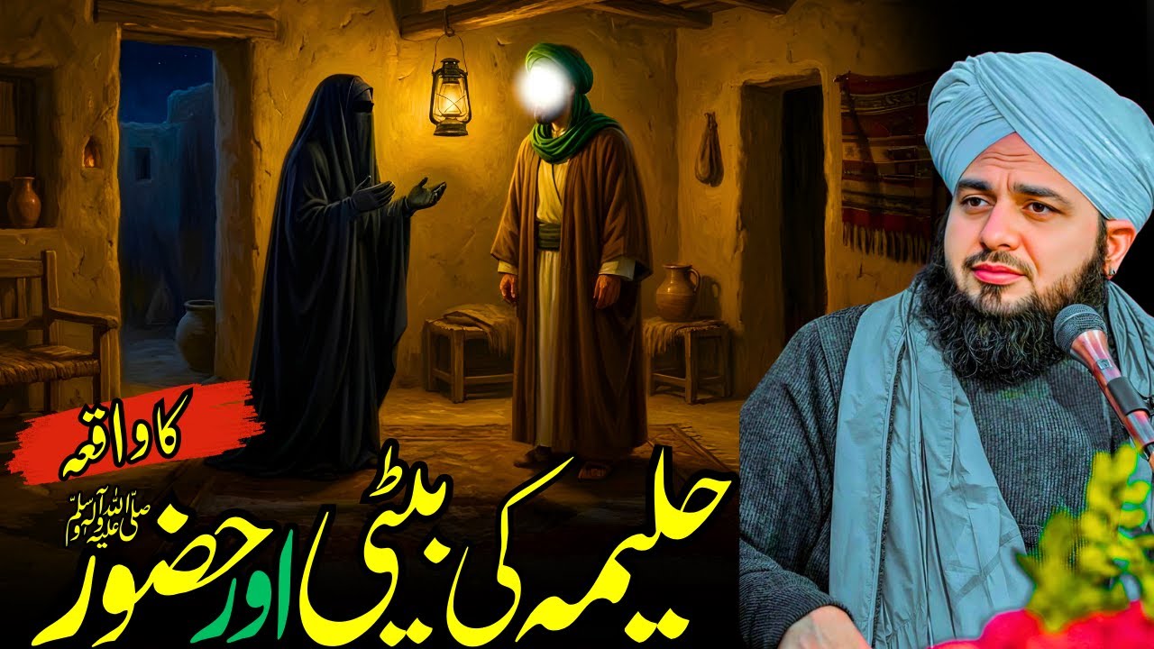 Haleema Ki Beti Aur Nabi ﷺ Ka Dil Rula Dene Wala Waqia | Emotional Bayan | Ajmal Raza Qadri