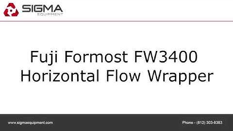 Fuji Formost FW3400 Horizontal Flow Wrapper