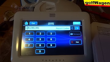 How to program PGM on Paradox alarm system SP5500 TM50 utility keys