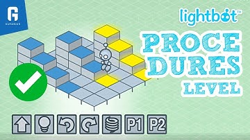 Belajar Konsep Programming untuk Anak - LightBot Code Hour Procedures